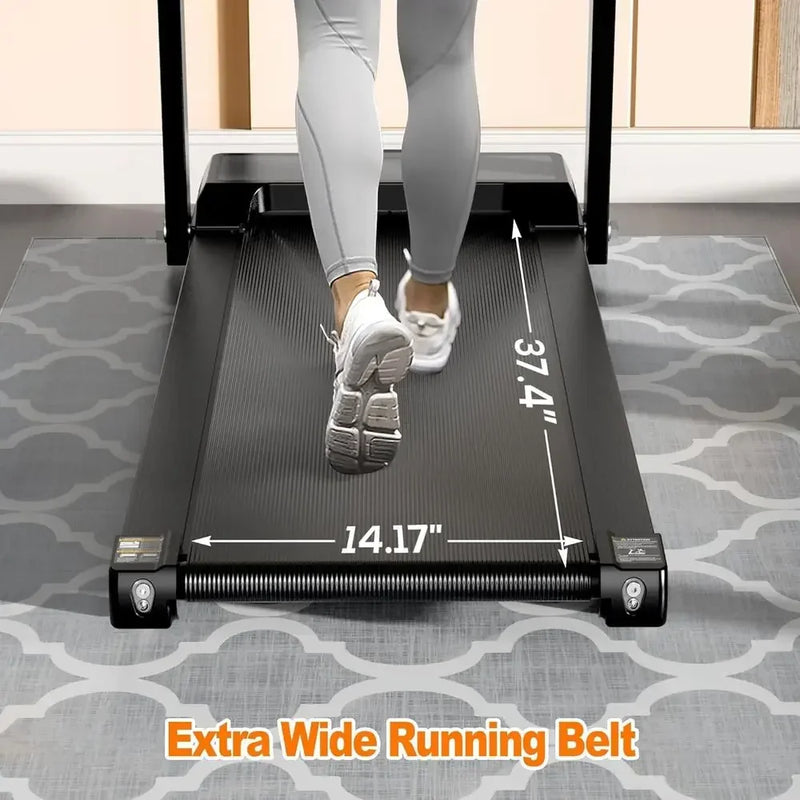Portable Quiet 2.5HP Treadmill with App Control, 300 lbs | SAMAG
