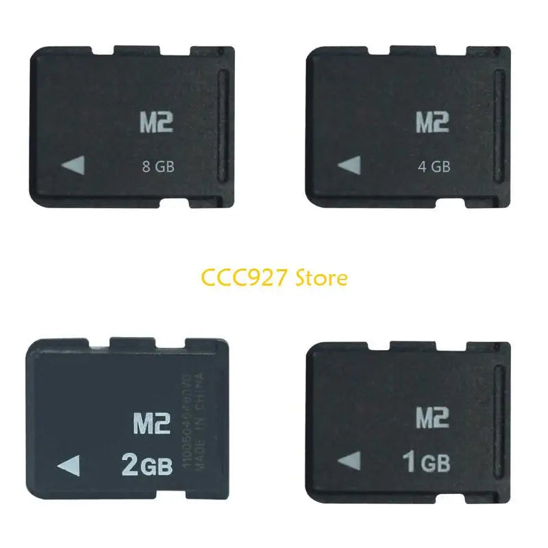 Fast Memory Card M2Card for Handheld Game Console 1GB 2GB 4GB 8GB Gaming Device Memory Storage Card Black