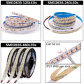 LED Strip Light 12V 24V 2835 5050 5054 5M RGB White Pink Red Blue Flexible LED Tape Ribblon 120LED 60LED 480LED Waterproof Decor