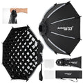 AMBITFUL Q3 40cm 60cm GODOX Mount Softbox SA-GD Speed Ring Matt Box Light Box For GODOX ML100 BI ML60 AD300Pro LED Flashlight