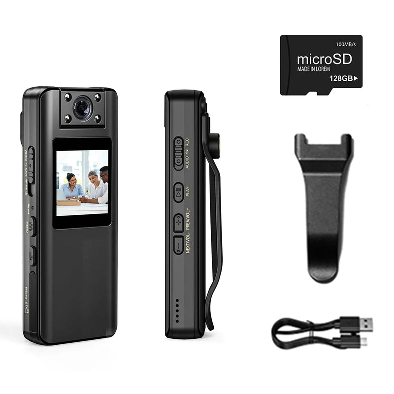 Vandlion A22 Action Sports Camera 2200mAh Long Time Record FHD 1080P Body Camera Motion Detection Night Vision Camera