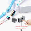No Tie Shoelaces for Sneakers Colorful Press Metal Lock Shoelace Splashing Ink Print Flat Elastic Laces Without Ties Shoe Laces