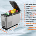 SucceBuy 8L to 75L Car Refrigerator Fridge Portable Icebox Single&Dual Zone w/Blue Tooth Temp Adjustable for Outdoor Camping RV