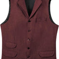 Men's Vest Herringbone Tweed  Suits Vests Slim Fit Business Herringbone Men's Waistcoat For Wedding