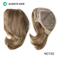 Alwayshair 100% European Virgin Hair Wig 6" 8"10" Injection Lace Lady Wig Silky Straight Short Human Hair French Lace Front Wigs
