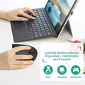 HOMEFISH Vertical Mouse Ergonomic 2.4GHz Wireless Optical Mice 3 Adjustable DPI 800/1200/1600 6 Buttons for Laptop PC Computer