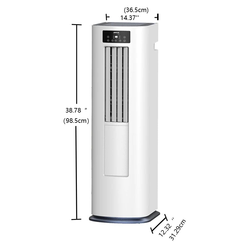 AIRPLUS 7500 BTU Portable Air Conditioner Cools 500 Sq. Ft. with Dehumidifier with Large Air Outlet Quiet for Bedroom