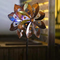 360° Rotating Garden Windmill Wind Chime Outdoor Solar-Powered Windmill Decor Perfect for Backyard Lawns Housewarming Gift