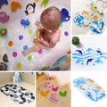 Soft Cartoon PVC Kids Anti Slip Bath Mat Non Skid Safety With Sucker Shower Mat Massage Bathtub Mats Pad