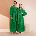 Fashionable double-sided thick plush nightgown women | SAMAG