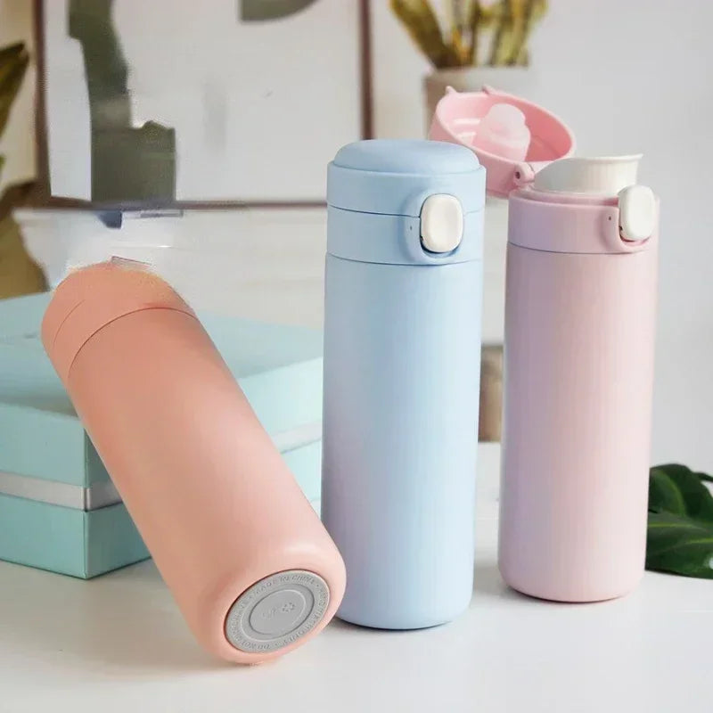 Smart Thermos Mug Mini Stainless Steel Thermos Cup Portable Leak Proof Water Cup with Filter Water Vacuum Tea Coffee Bottle Cup
