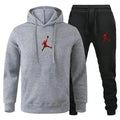 Pull à capuche et pantalon de jogging pour hommes et femmes ensemble deux pièces costume sportif hip hop - View 11 | SAMAG
