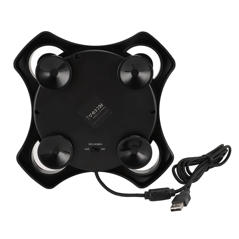 PC Flight Joystick Wired Flight Stick Flight Simulator Control Joystick with Vibration Function Throttle Control for PC Laptop