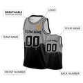 Black Gray Custom Basketball Jersey Tank Hop Personalized Print Team Name Number Logo Sports Shirts for Men Women Youth Kids