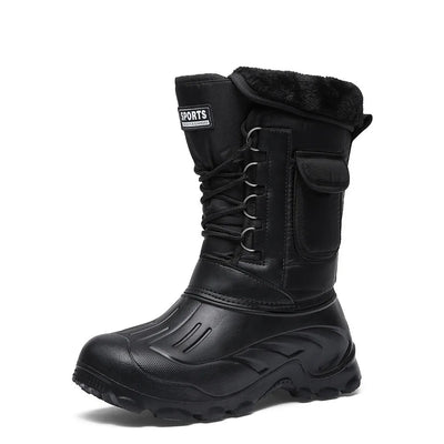 Men's Winter Boots Platform Snow Warm Thick Plush | SAMAG