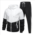 Men's Tracksuit Clothing Set Zipper Hoodie Sweatpants 2 Piece Hooded Long Sleeve Sportswear Sweatshirt Suits - View 7 | SAMAG