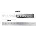 Martial Arts Practice Knife Portable Steel Metal Folding | SAMAG