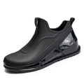 men's short tube rain boots Men Outdoor Non-slip Fishing Shoes Light Hiking Shoes Durable Waterproof Rain Boots Rubber