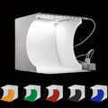 Dual LED Panels Folding Portable Photo Video Box Lighting Studio Shooting Tent Box Kit Diffuse Studio Softbox Lightbox