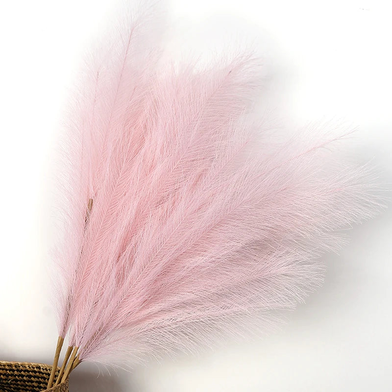 90/120cm Artificial Pampas Grass Bouquet Fake Flower for Home Room Decor Garden Wedding Decoration Outdoor Simulation Plant Reed