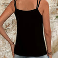 Summer Elegant Color Block Striped Vest for Women Casual Indie Folk V Neck Camis Vacation Sleeveless Tank Tops