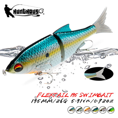 Hunthouse FLEXTAIL 135 Swimbait Fishing Lure 135mm/28g | SAMAG