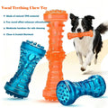 Tpr Squeaky Pet Chew Toy Durable Bite Resistant Dog Bone Teething Stick Interactive Puppy Molar Toy Dogs Toy Pet Supplies