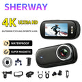 4K WiFi Mini Action Camera Outdoor Sport Thumb Pocket Camera Portable Helmet Motorcycle Camcorder for Vlog Cycling Body Cam