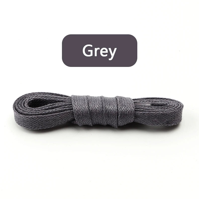 1Pair Waxed Cotton Shoelaces Waterproof Leather Shoelace Sneakers Boots Flat Laces for Shoes Accessories 70/90/120/150cm