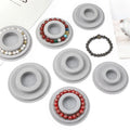 1PC 8.5-10.3cm Flocked Bead Board Bracelet Beading Organizer Artistry Tray Design Tool For DIY Jewelry Handmade Making Tools