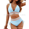 Women's Sleeveless High Waist Halter Neck Bikini | SAMAG