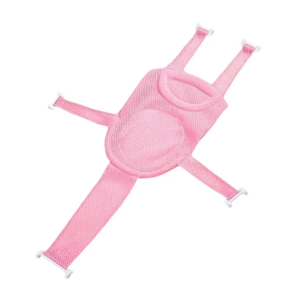 Cross-shaped Newborn Baby Bath Cushion Adjustable Anti-slip Baby Bath Net Mat Baby Bathtub Pillow Foldable Children Bathtub