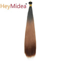 22-28Inch Straight Pony Hair Bundles Crochet Braids Hair Silky Colorful Synthetic Braiding Hair Ombre Synthetic Hair For Women