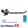 Waterproof Sticker + Flex For iPhone 11 Pro X Xr Xs Max 7 8 Plus Phone Top Proximity Sensor Ear Earpiece Speaker Flex Cable