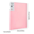 A4 Semi Transparent PP Brochure, Multiple Page Sizes To Choose From, Classified Insert Folder, Conference Document Organization,