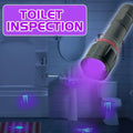 395nm UV Flashlight Zoomable Blacklight USB Rechargeable UV Light Ultraviolet Flashlight for Pet Urine Detection Curing Lighting