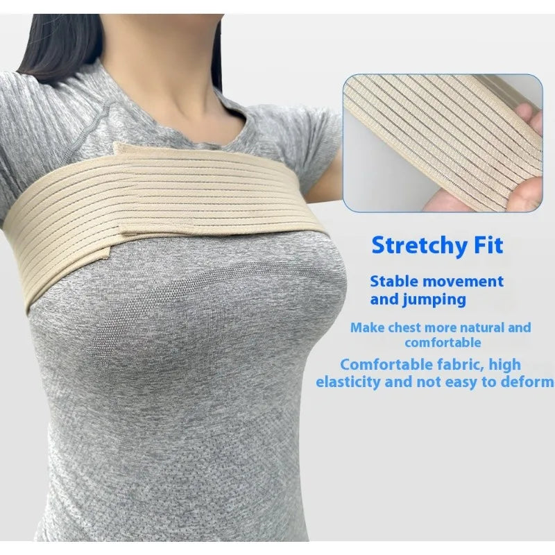 Women Elastic Workout Band Chest Support Breathable Posture Corrector Jump Rope Running Fitness Anti Shock Sports Comfortable