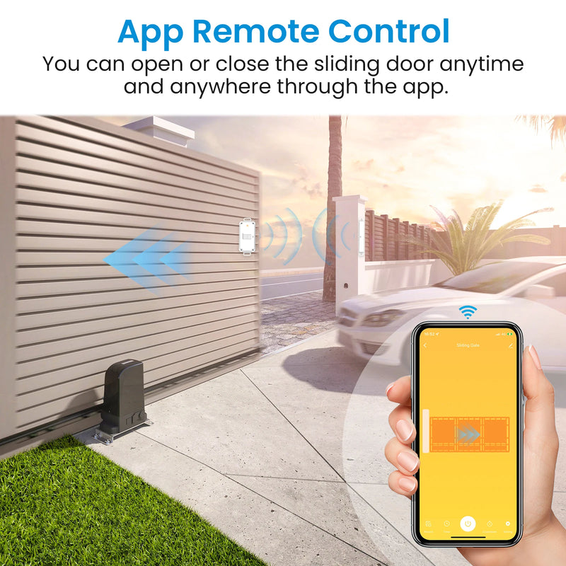 LoraTap Sliding Garage Door Opener Switch WiFi Motor Smart Life Google Home Electric Tuya Automation Slide Lock Controller
