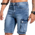 Kakan-y2k New Men's Summer Short Jeans, Multi Pocket | SAMAG