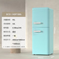 refrigerator retro single door double door small household kitchen refrigerated and frozen mini
