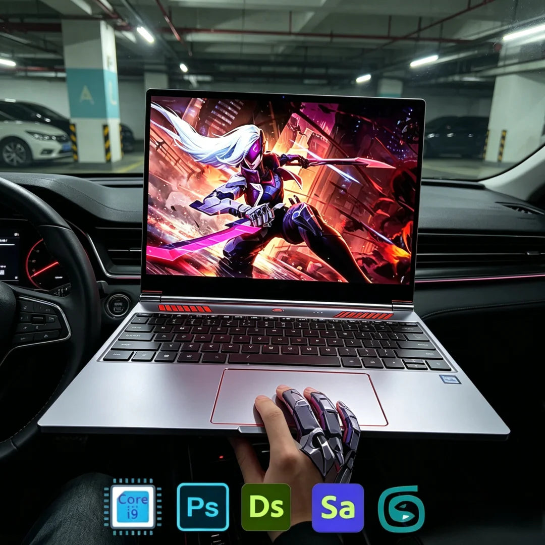 Elysian All-Round 16.1 Inch Gaming Laptop Computer RTX4050 6G Intel Core I9-13900H I9-10885H Windows11 RAM Max 64GB DDR4