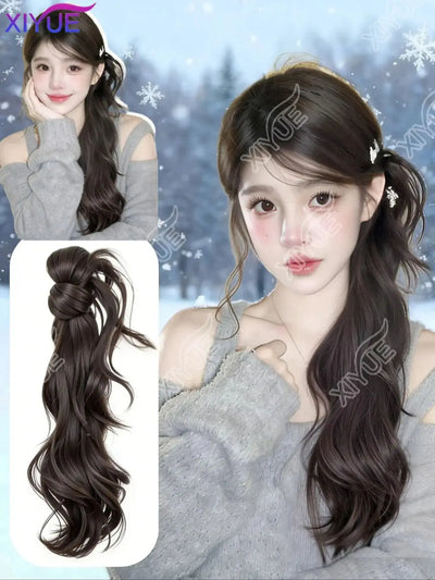 XIYUE Chinese Style Claw Clip Ponytail Braid Wig | SAMAG