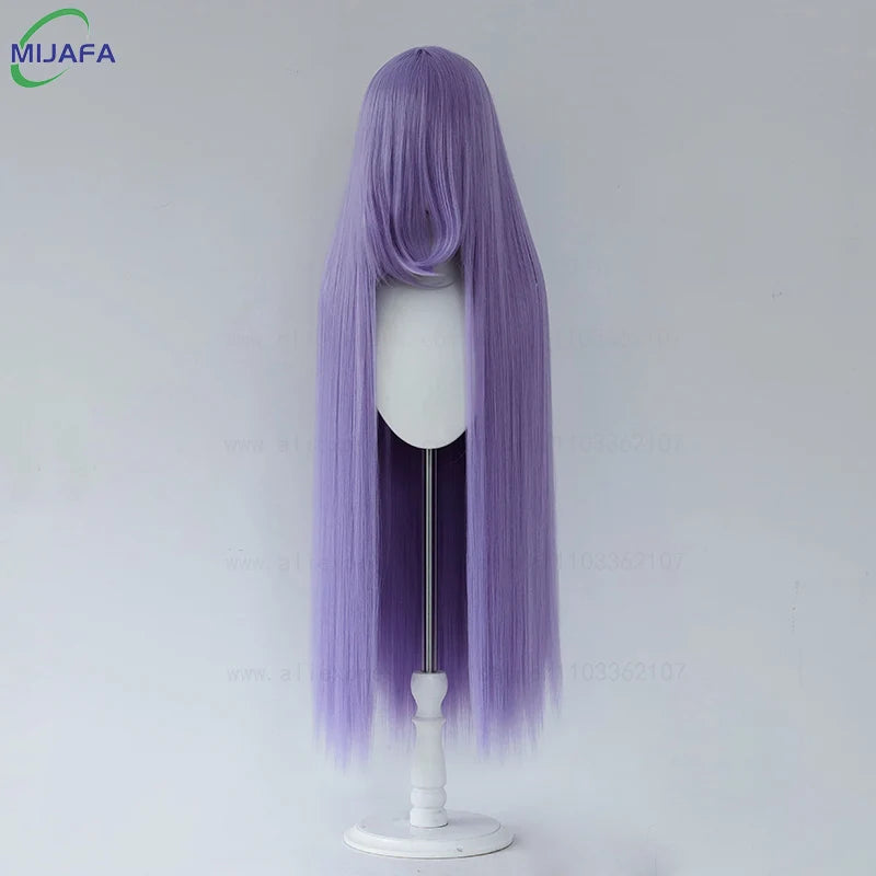 Very High Quality 600g 68 Colors 40 Inch 100cm Long Straight Cosplay Wig With Bangs Heat Resistant Hair Anime Wigs + Wig Cap