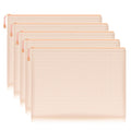 5Pcs, Waterproof Mesh Zipper Pouch, Document Bag, File Folders, A4, School, Office Supplies, Pencil Case, Storage Bags