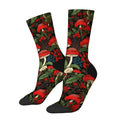 Red Mushroom Men's Socks Novelty Fashion Sports Elastic | SAMAG