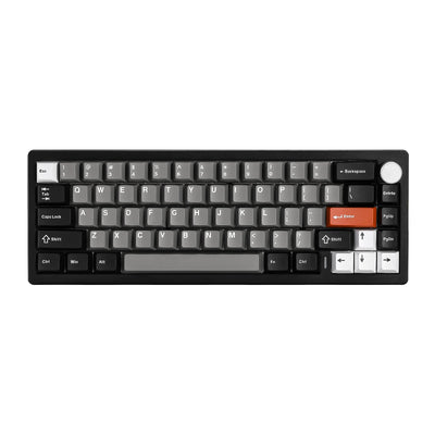 YUNZII AL68 Black QMK/VIA Mechanical Keyboard, Wireless | SAMAG