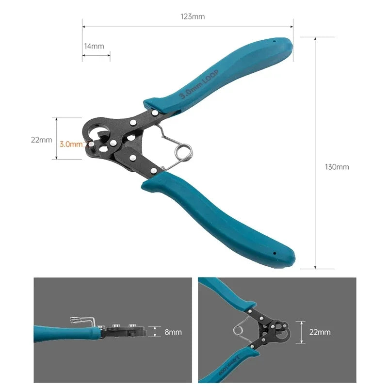 Professional Jewelry Round Nose Pliers Precision Wire Winding and Bending Tool for DIY Crafting Ring Wrapping and Repair