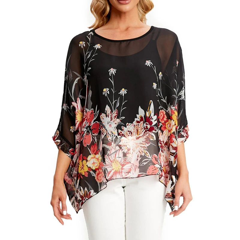 BHflutter 4XL 5XL 6XL Plus Size Women Blouse Sexy Off - View 3 | SAMAG