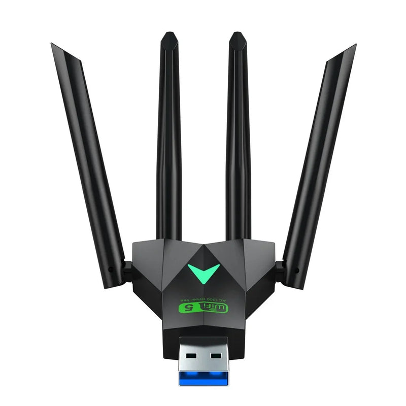 1300Mbps WiFi USB Adapter 2.4G/5Ghz USB3.0 Wi - Fi Dongle 802.11AC 4 - Antenna Wireless Receiver For - Visuel 7 | SAMAG