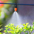 Fog Nozzles Irrigation Kit 5M-20M Garden Automatic Spray Misting Plant Watering System with 4/7 PE Hose and Connector